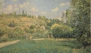 Camille Pissarro A Cowherd at Pontoise oil painting picture wholesale